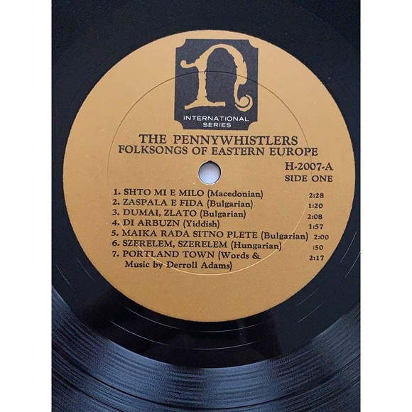 The Pennywhistlers Women's Ensemble Folksongs Easter Europe LP Nonesuch VG MONO - Picture 5 of 7